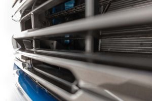 GMC 1500 Adaptive Cruise Control Relocation Bracket - Addictive Desert Designs - Adjustable - Hammer Black Powder Coat - `22-`27 GMC 1500 Adaptive Cruise Control Relocation Bracket - Addictive Desert Designs - Adjustable - Hammer Black Powder Coat - `22-`27